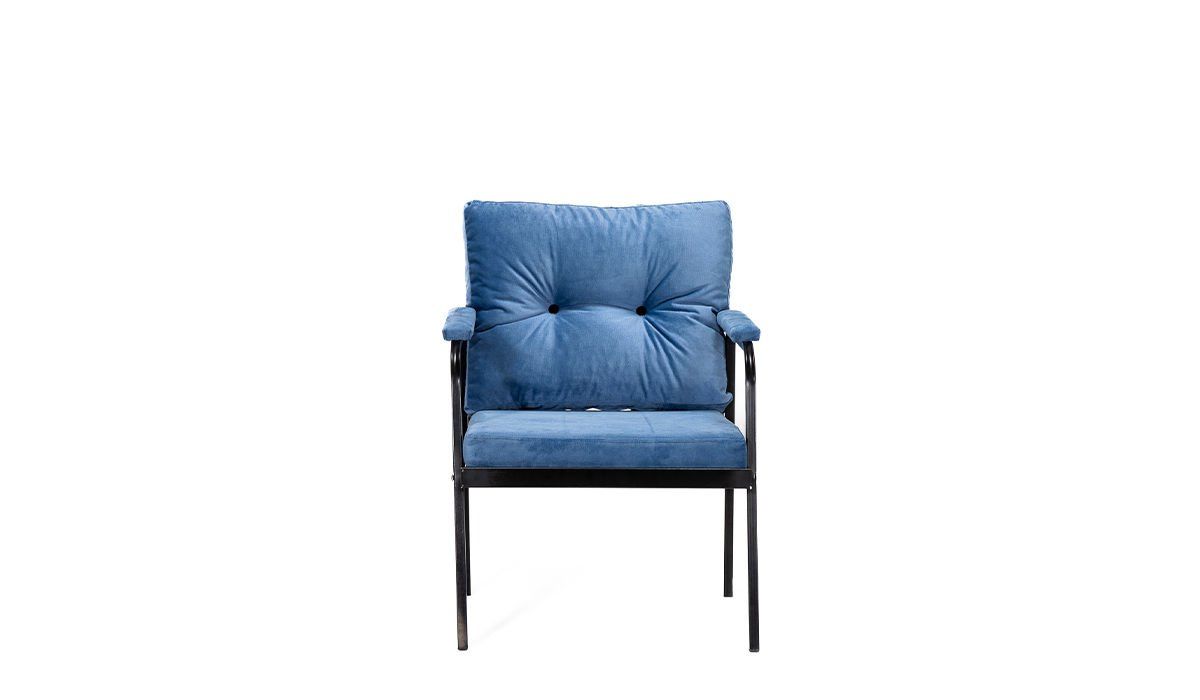 Riva Tekli Koltuk Mavi