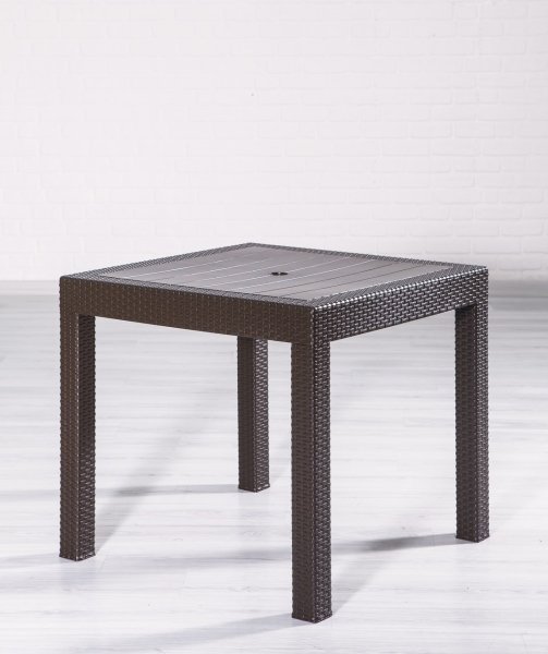 Rattan Masa Seti Kahve