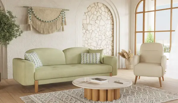 Bohem Plus Koltuk Takımı - Su Yeşili