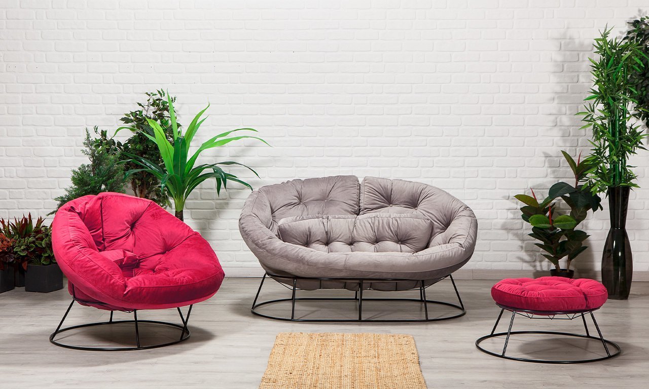 Lilyum Koltuk Takımı Gri