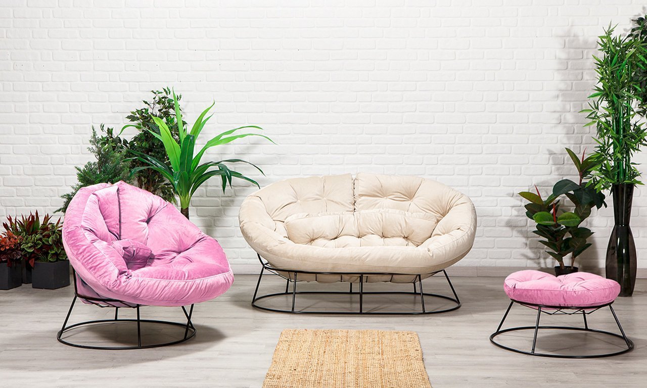 Lilyum Koltuk Takımı Krem