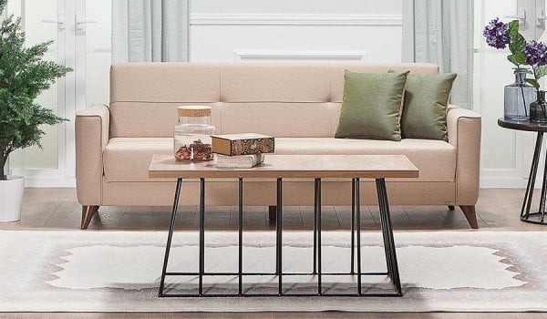 Star Midi Koltuk Takımı Krem-Yeşil