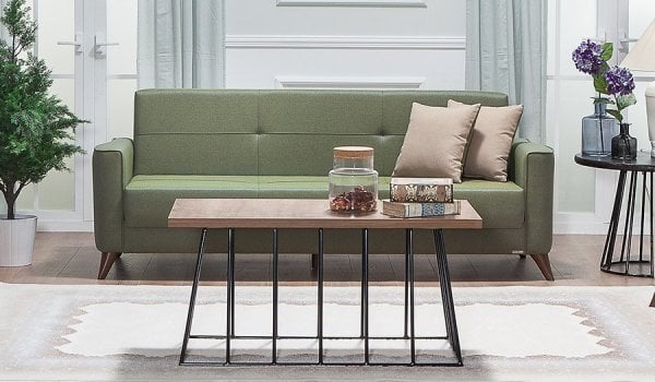 Star Midi Koltuk Takımı Yeşil-Krem