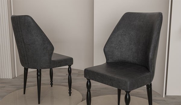 Beyaz Avrupa Yemek Odası Sandalye