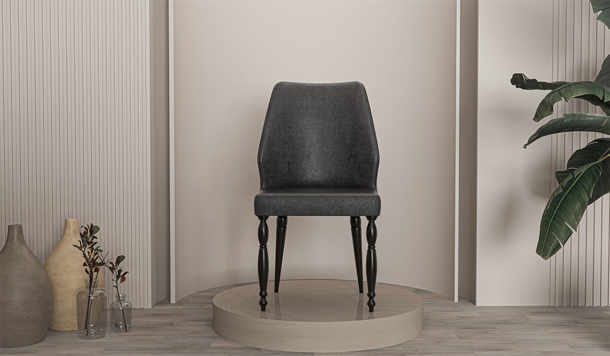 Beyaz Avrupa Yemek Odası Sandalye