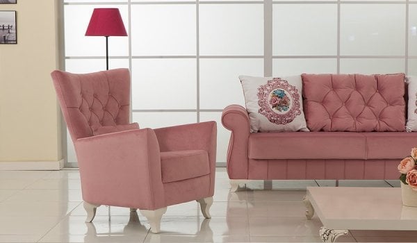 Bianco Midi Koltuk Takımı Pembe