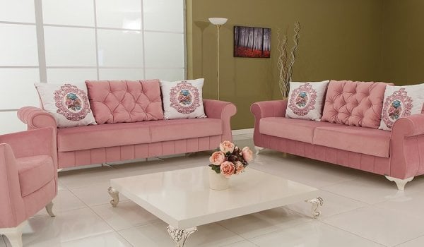 Bianco Midi Koltuk Takımı Pembe