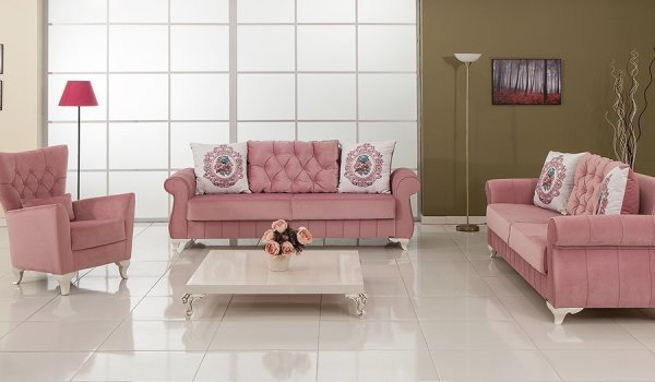 Bianco Midi Koltuk Takımı Pembe