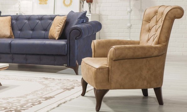 Valentino Midi Koltuk Takımı Lacivert