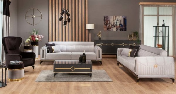 Bella Midi Koltuk Takımı Gri
