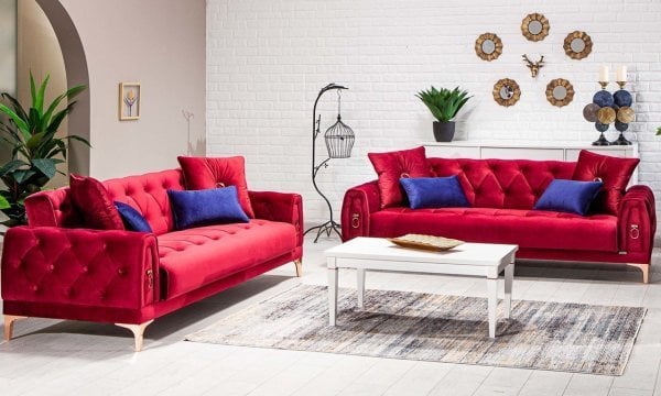 Anfora Midi Koltuk Takımı Bordo