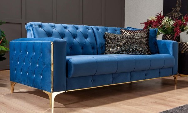 Vivaldi Midi Koltuk Takımı Mavi