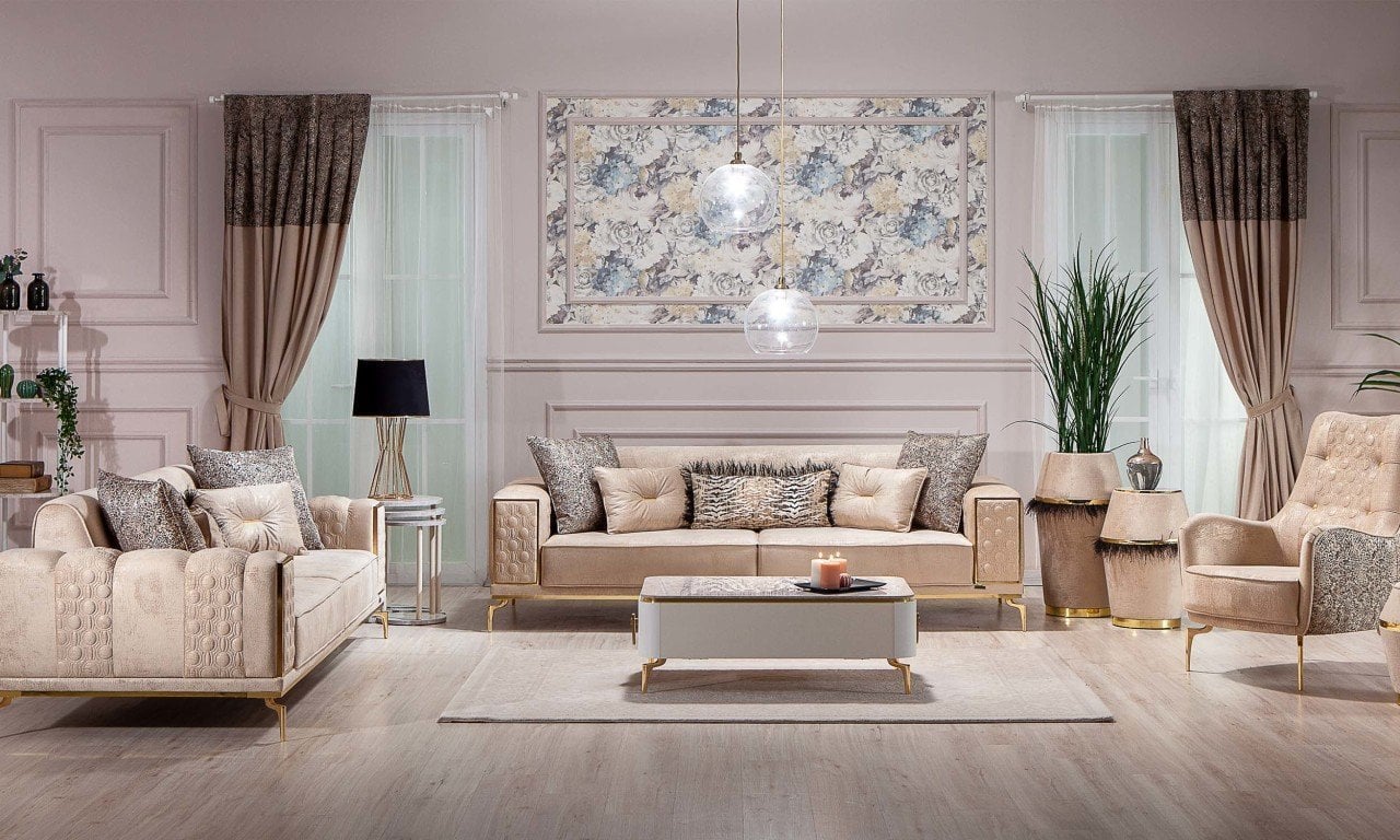 Lexus Midi Koltuk Takımı Krem