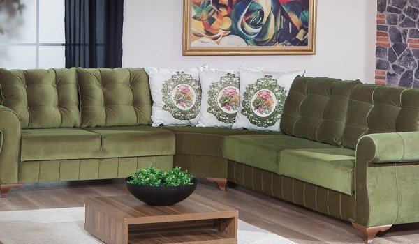 Bianco Köşe Takımı Yeşil