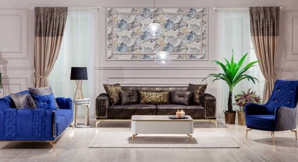 Lexus Midi Koltuk Takımı Mavi