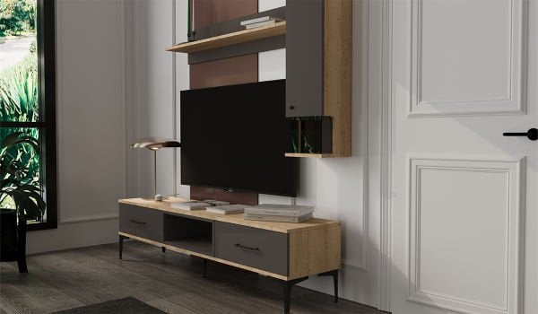 Milano Yemek Odası Takımı Tv Ünitesi Alt Modül