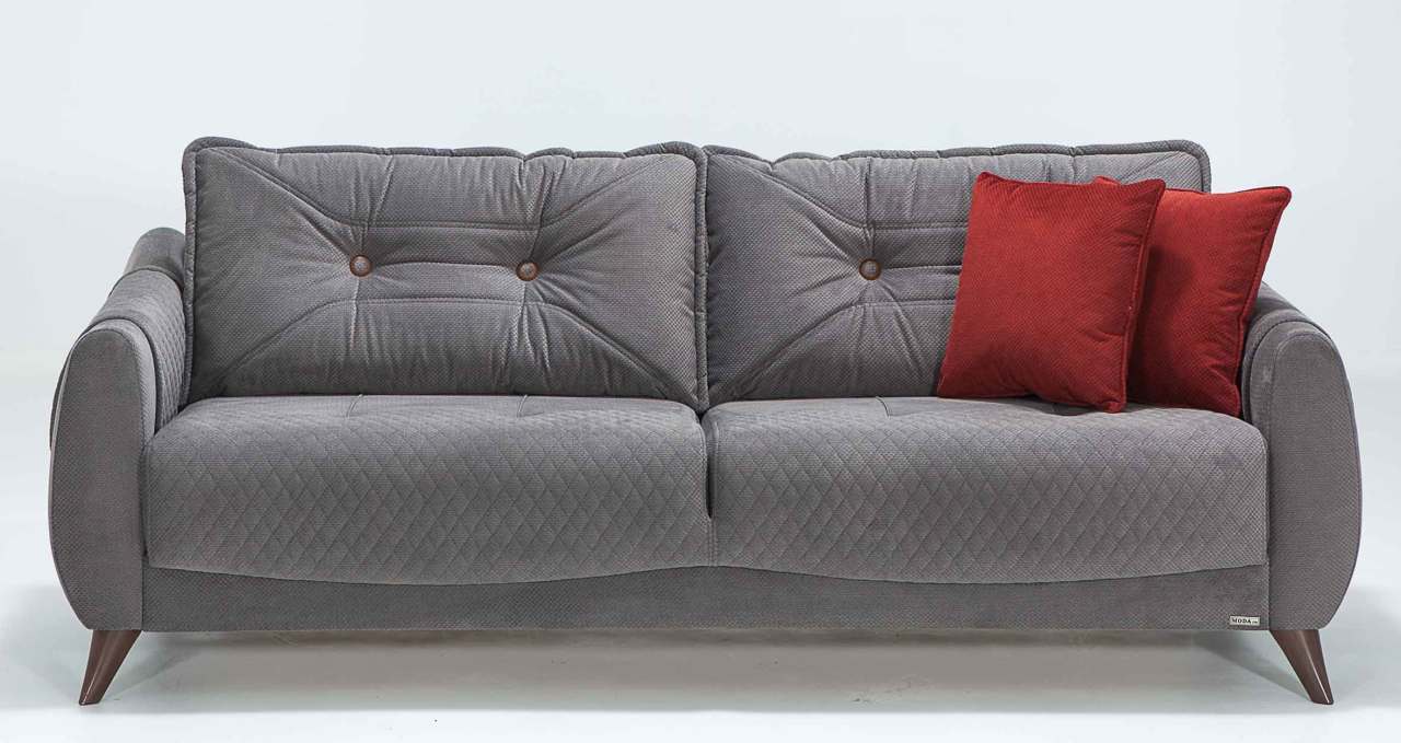 Olivya İkili Koltuk Antrasit