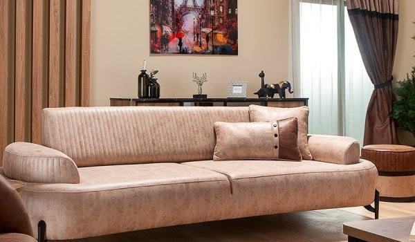 Cross İkili Kanepe Gold Ayak