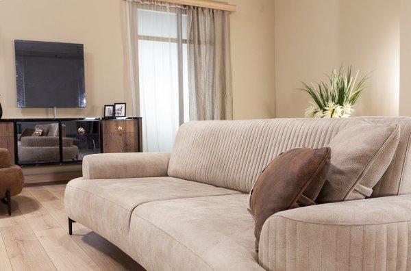 Cross İkili Kanepe Siyah Ayak