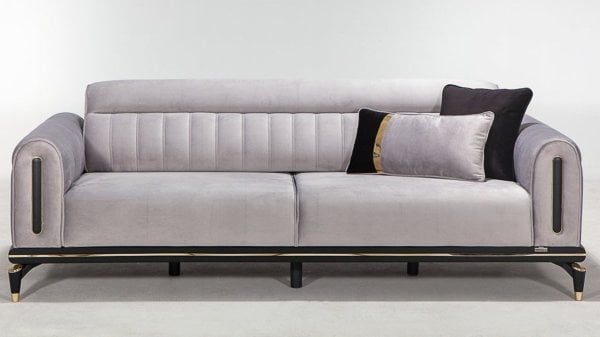 Bella İkili Kanepe Gri