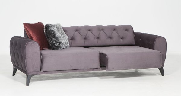 Milano Üçlü Kanepe Gri