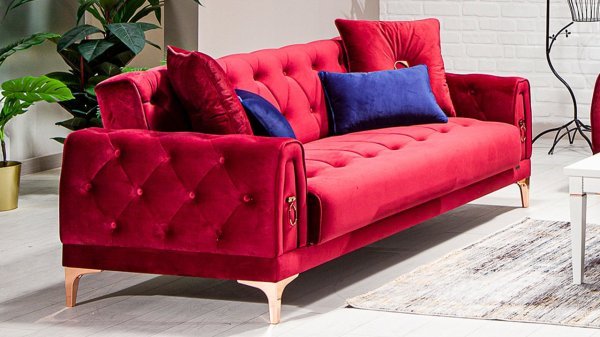 Anfora İkili Koltuk Bordo