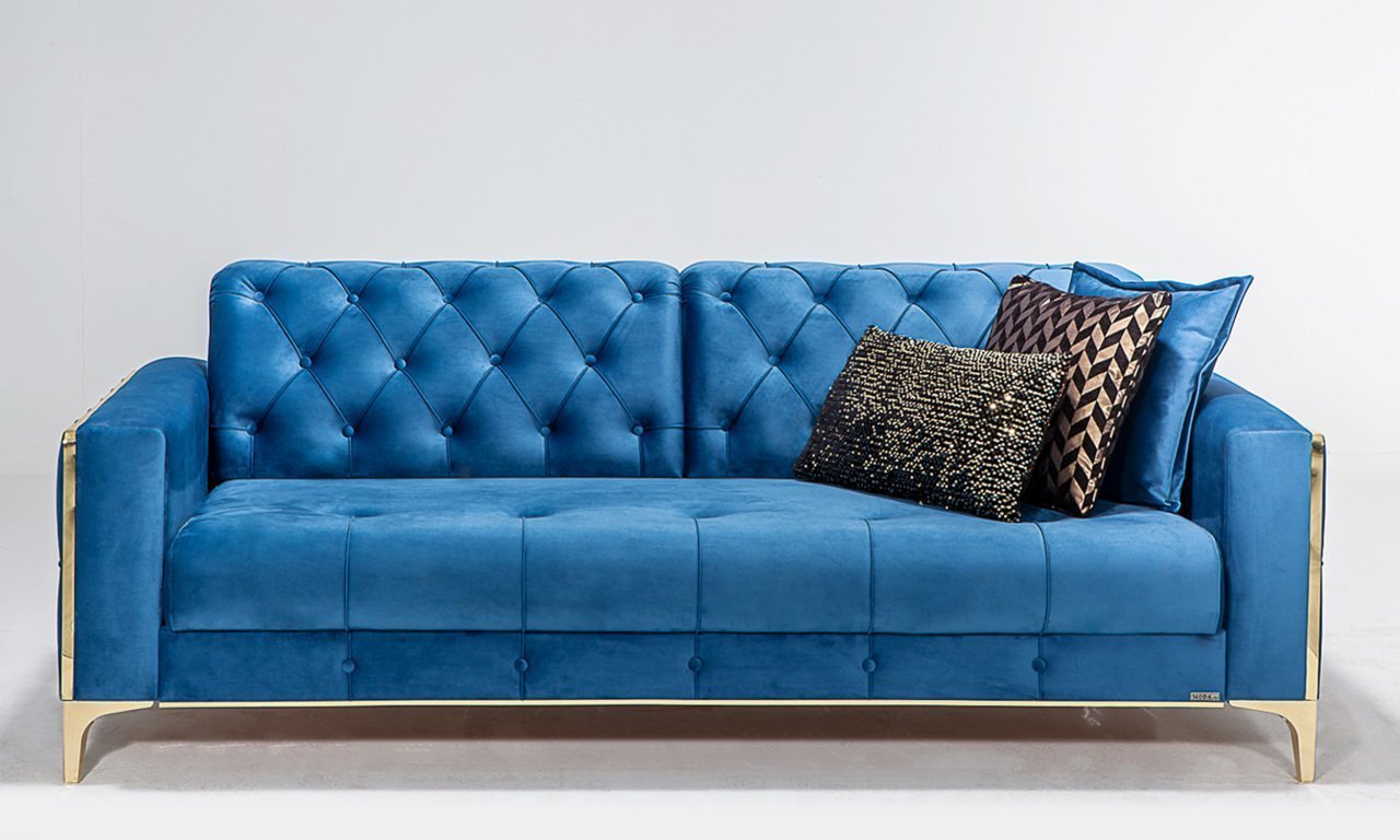 Vivaldi İkili Kanepe Mavi