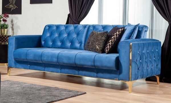 Vivaldi İkili Kanepe Mavi