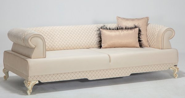 Hürrem İkili Kanepe Krem