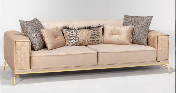 Lexus İkili Kanepe Krem