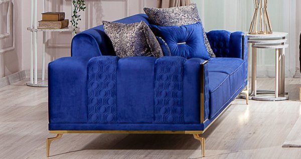 Lexus İkili Kanepe Mavi