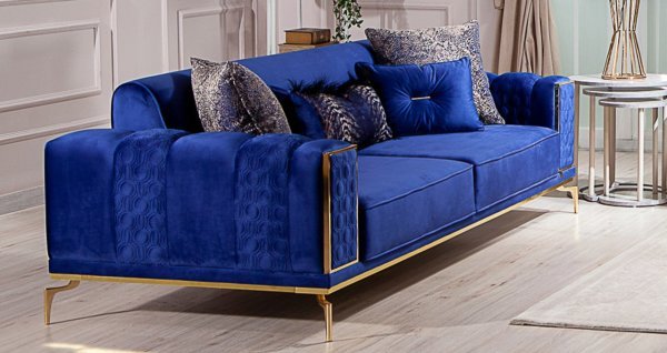 Lexus İkili Kanepe Mavi