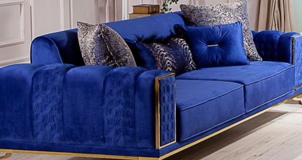 Lexus İkili Kanepe Mavi