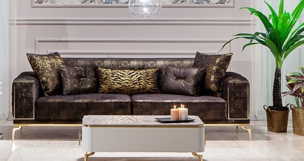 Lexus İkili Kanepe Siyah