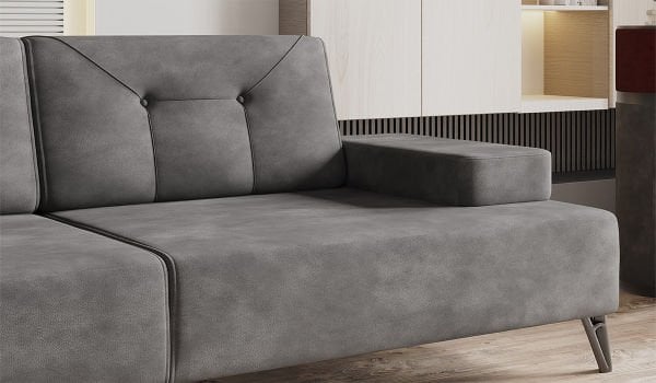 Avrupa Üçlü Kanepe Antrasit