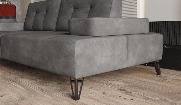 Avrupa Üçlü Kanepe Antrasit