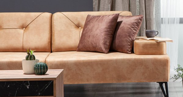 Avrupa Üçlü Kanepe Sarı