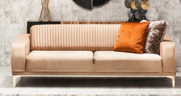 Urla Üçlü Koltuk Yeşil