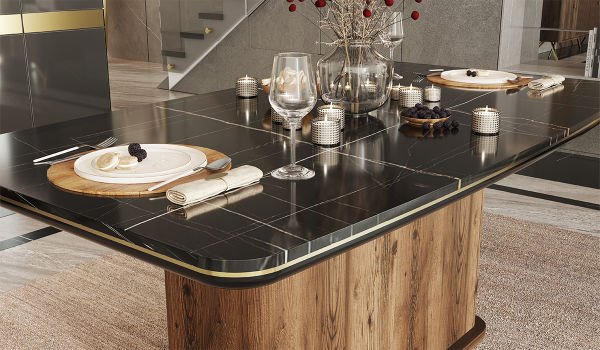 Demre Yemek Odası Takımı Sabit Masa