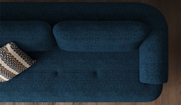 Palvin Üçlü Koltuk Mavi