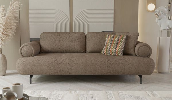 Palvin Üçlü Koltuk Sütlü Kahve