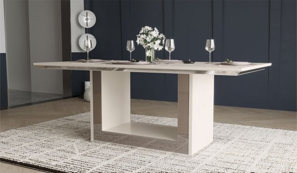 Bendis Yemek Masası - Silver