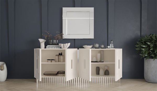 Bendis Masa + 6 Adet Sandalye Takımı - Silver