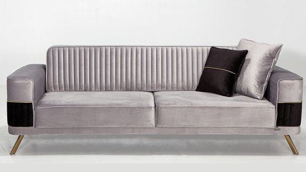 Demre Üçlü Kanepe Gri