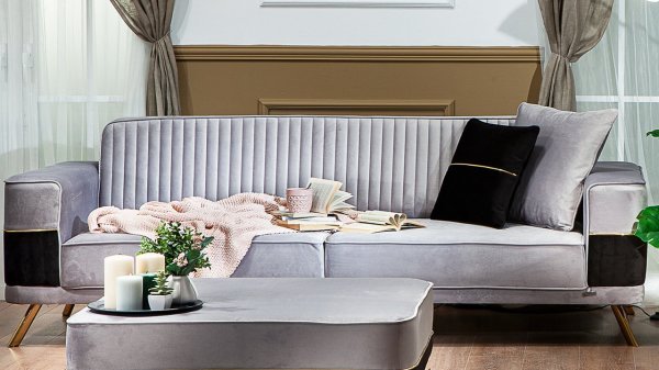 Demre Üçlü Kanepe Gri