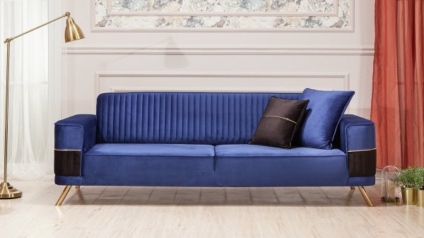 Demre Üçlü Kanepe Lacivert