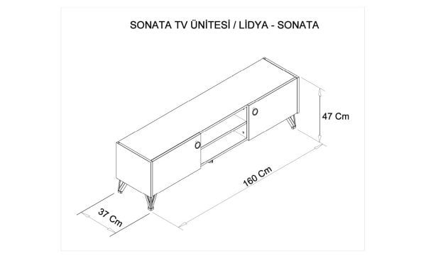 Sonata Tv Sehpası