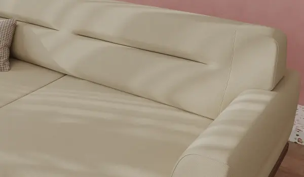 Linen Koltuk Takımı - Krem İkili Koltuk