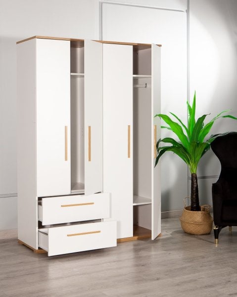 Eva 402 - 4 Kapaklı Gardırop