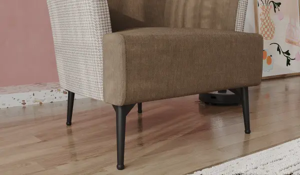 Linen Koltuk Takımı - Krem Berjer